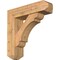 Ekena Millwork Olympic Craftsman Smooth Bracket w/ Offset Brace, Western Red Cedar, 7 1/2"W x 28"D x 28"H BKT0806X28X28OLY04SWR - alternate 1